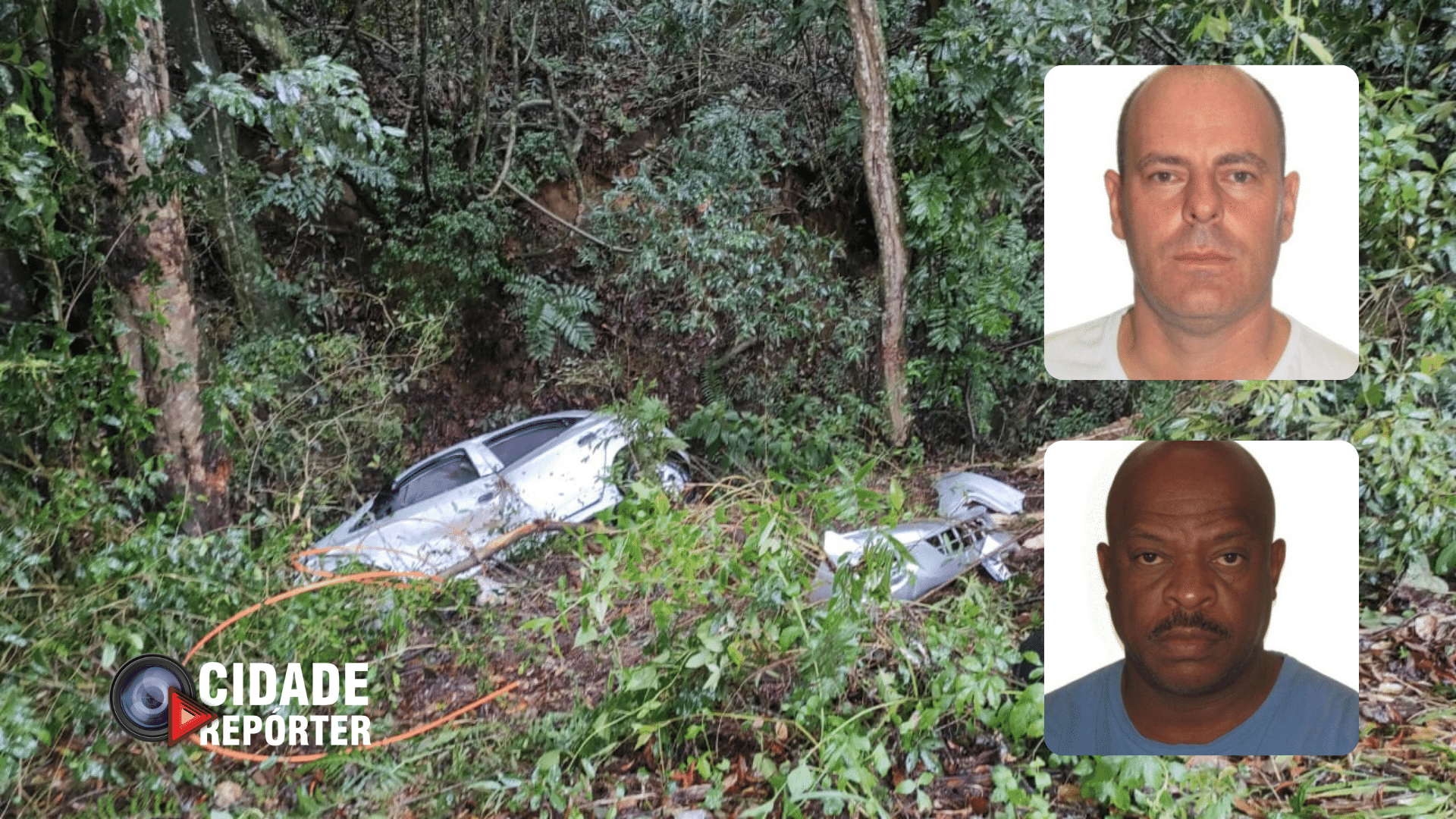 Durante as buscas, encontraram o veículo de escolta com os policiais já mortos. Eles tinham cerca de 50 anos. O carro foi alvejado com tiros de fuzil.